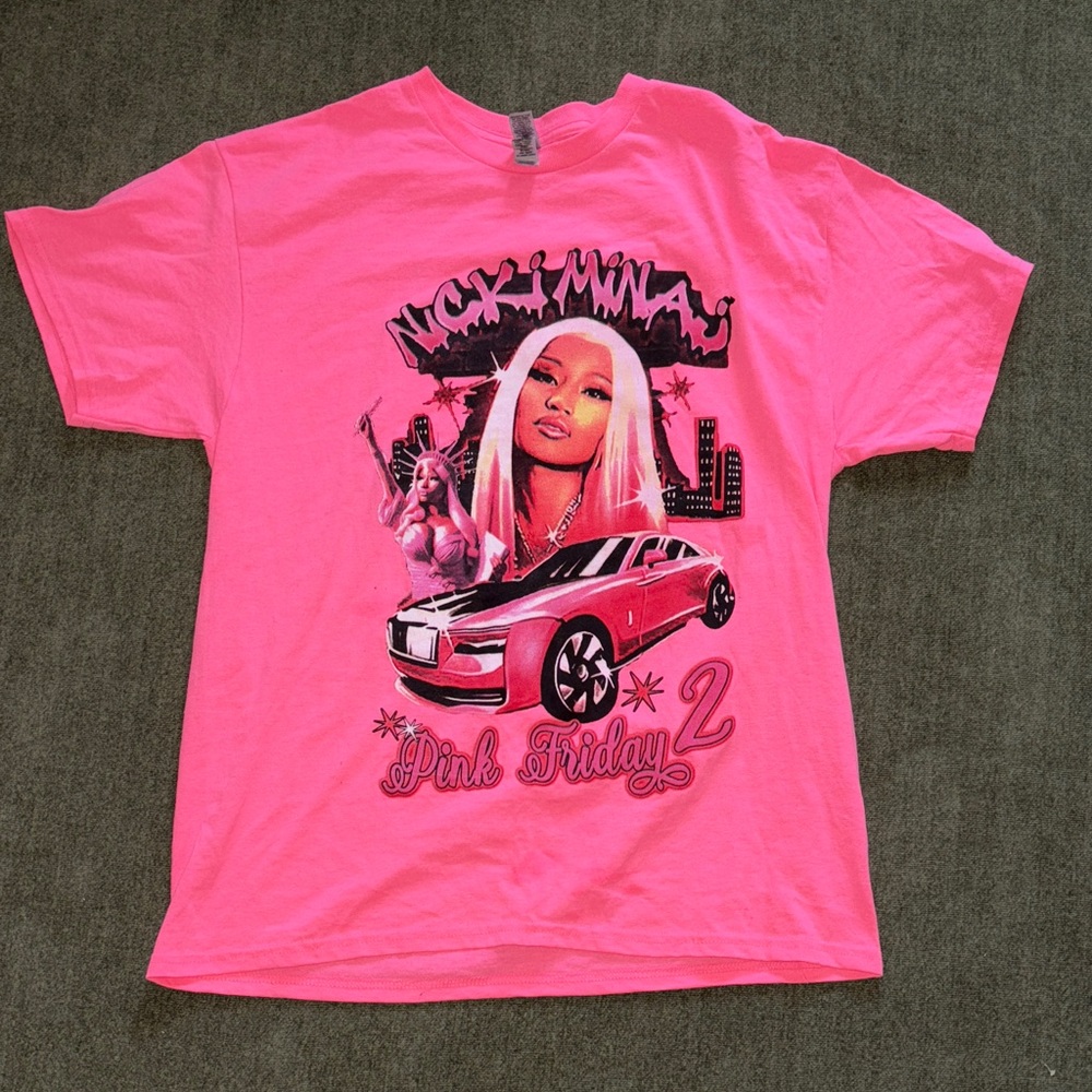 Nicki Minaj Pink Graphic T-Shirt